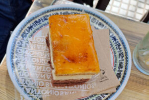 Mini tarta de San Marcos. Cafetería Massé Bulebar